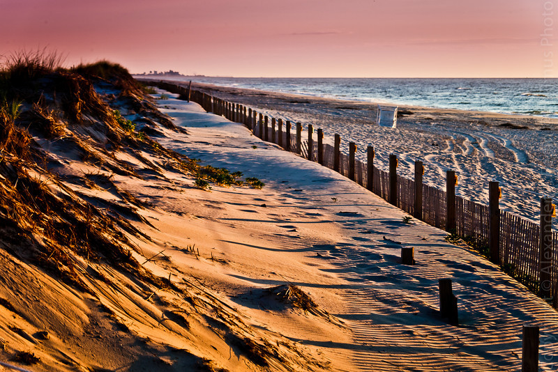 Рассвет на острове Assateague