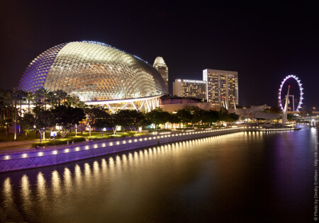 Ночной Сингапур