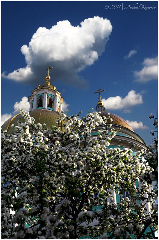 Церковь в цветах