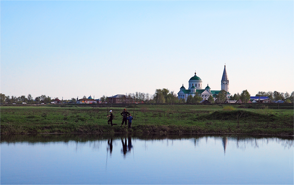 На вечерней зорьке