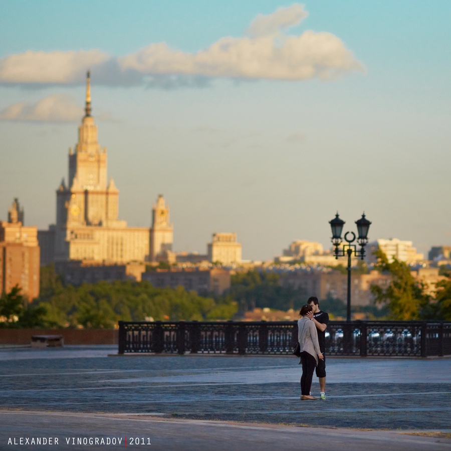 Летним вечером в Москве