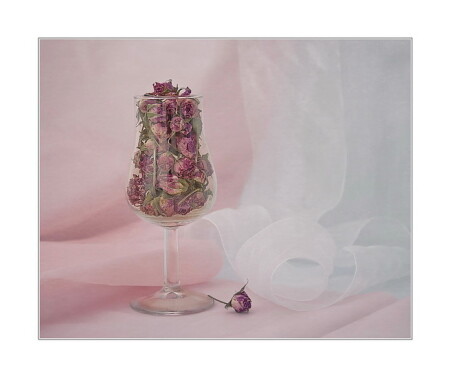 cocktail with roses...