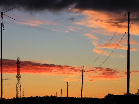 Дачные закаты.