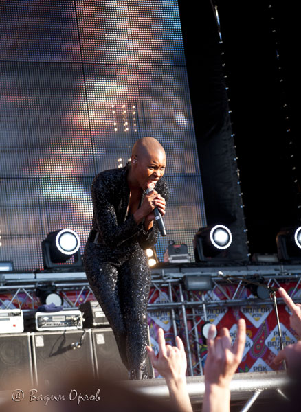 группа &quot;Skunk Anansie&quot; на фестивале &quot;Рок над 