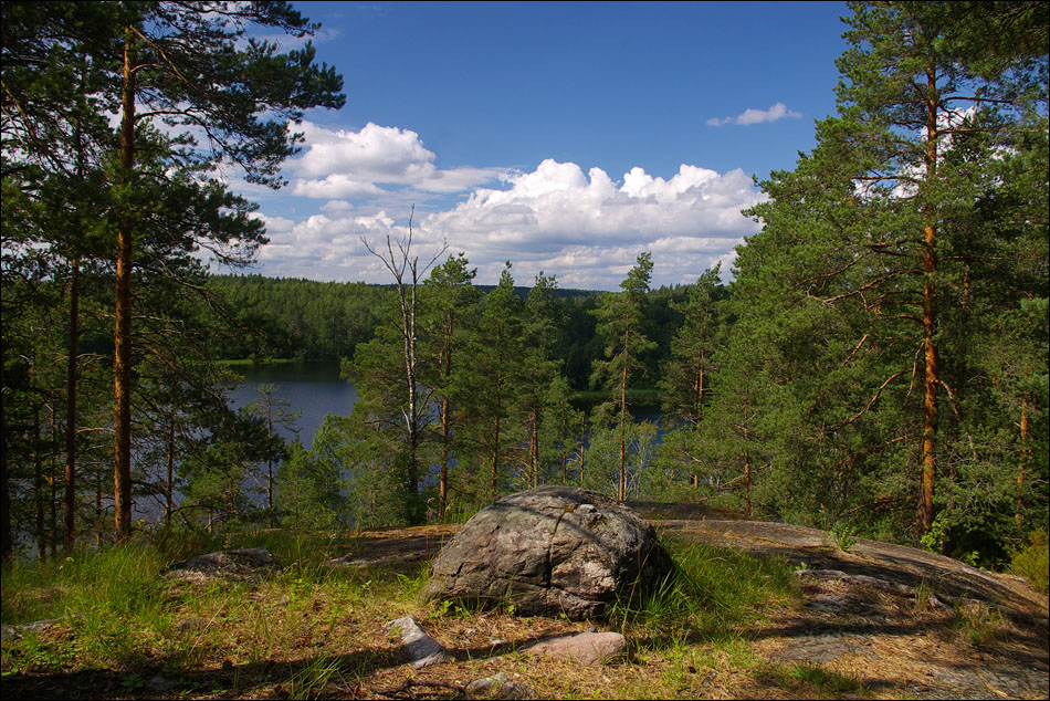 В карельских скалах