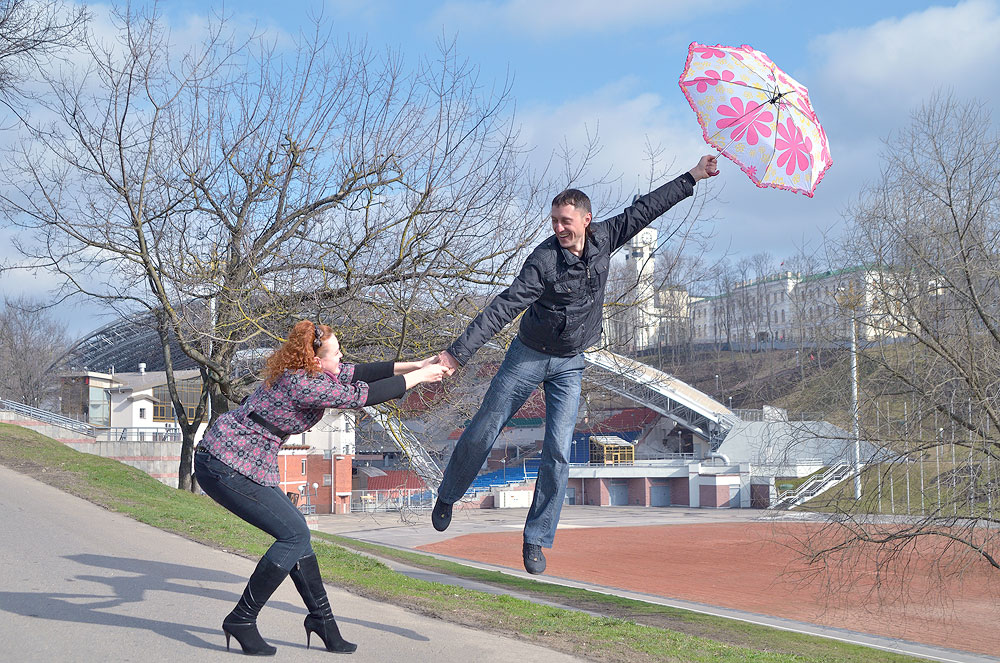 Полетели...