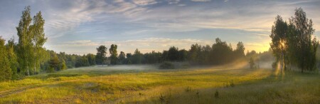 Панорама летнего утра