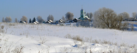 Январским днём в деревне (2)