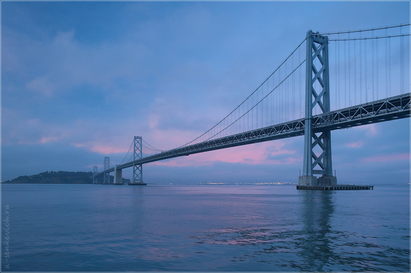 Bay Bridge в голубых тонах