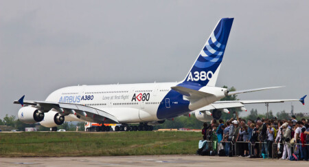 Airbus 380 на MAKC 2011