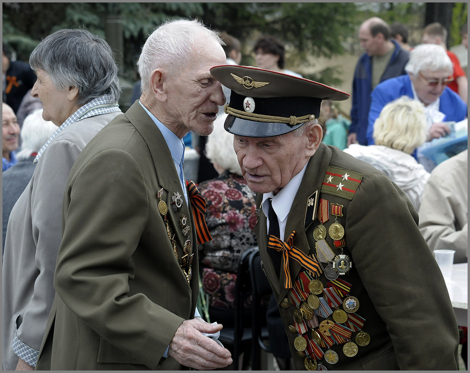 День Победы в сквере Матросова...