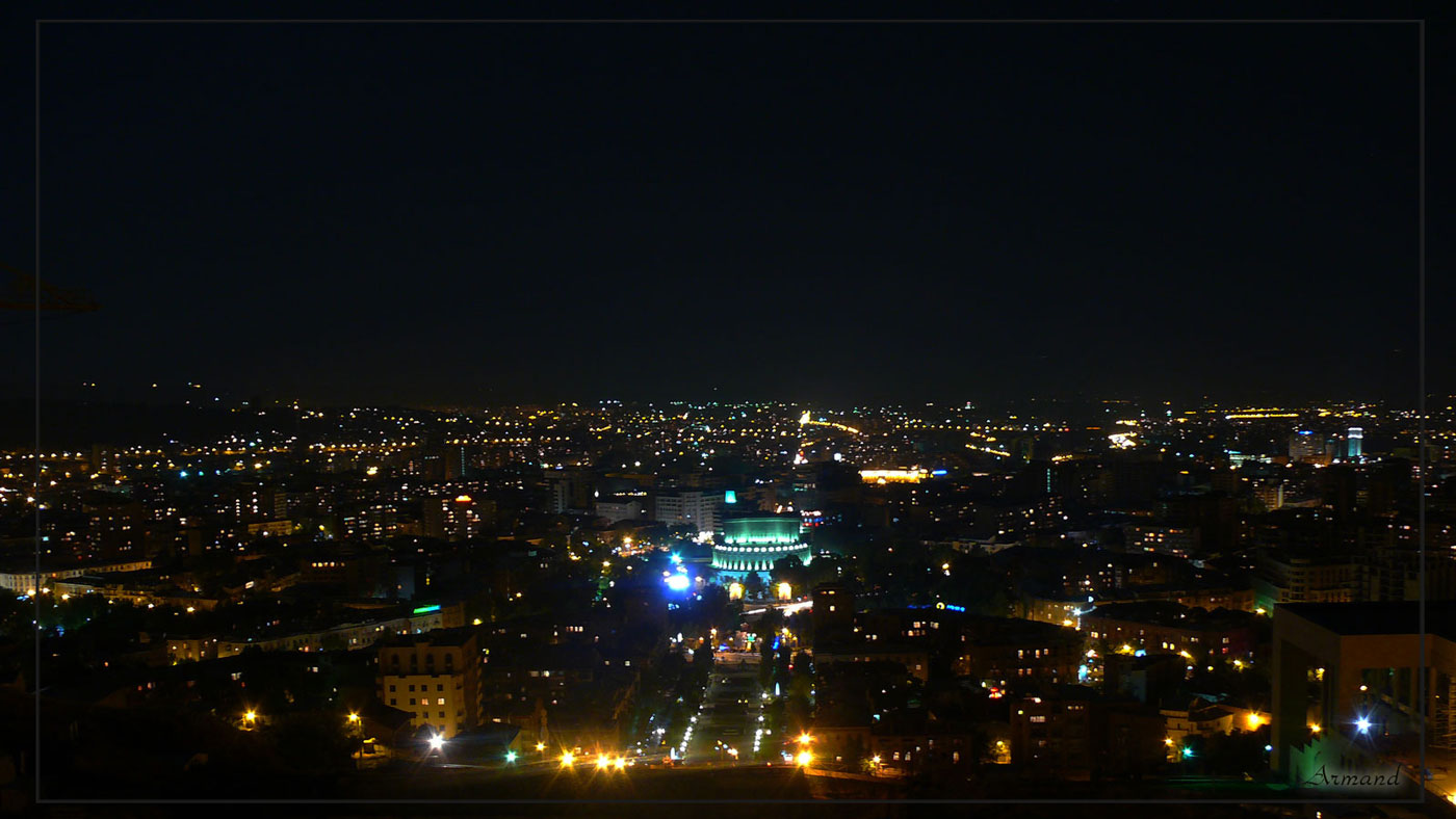 Yerevan in the night