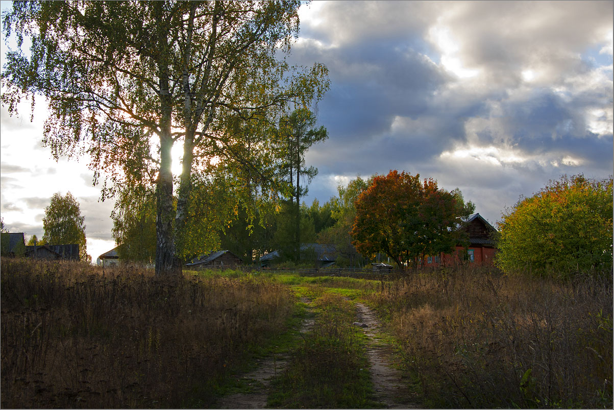 Вечер в деревне