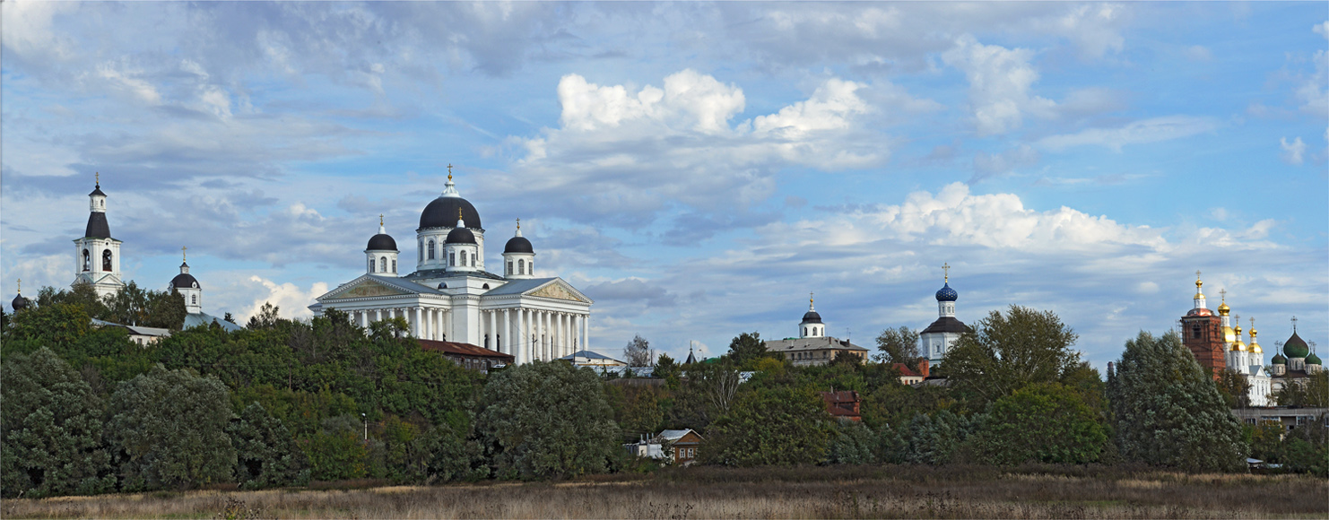 Арзамасские купола. Панорама.