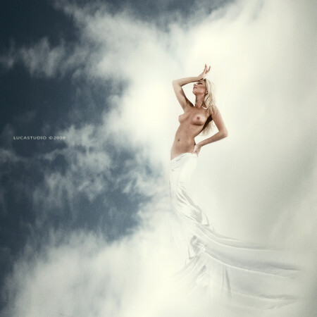 across the sky