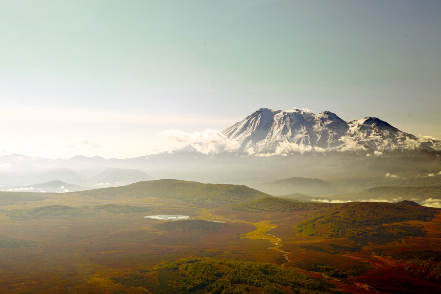 Камчатка, горы - осень.