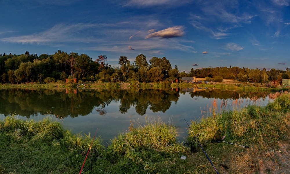 Рыбалка. Закат.