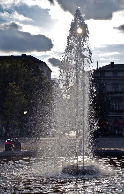 Sonne durch Wasser