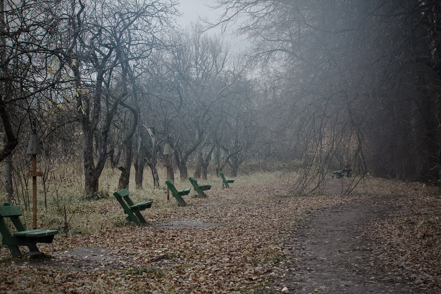 В осенней дымке тая...