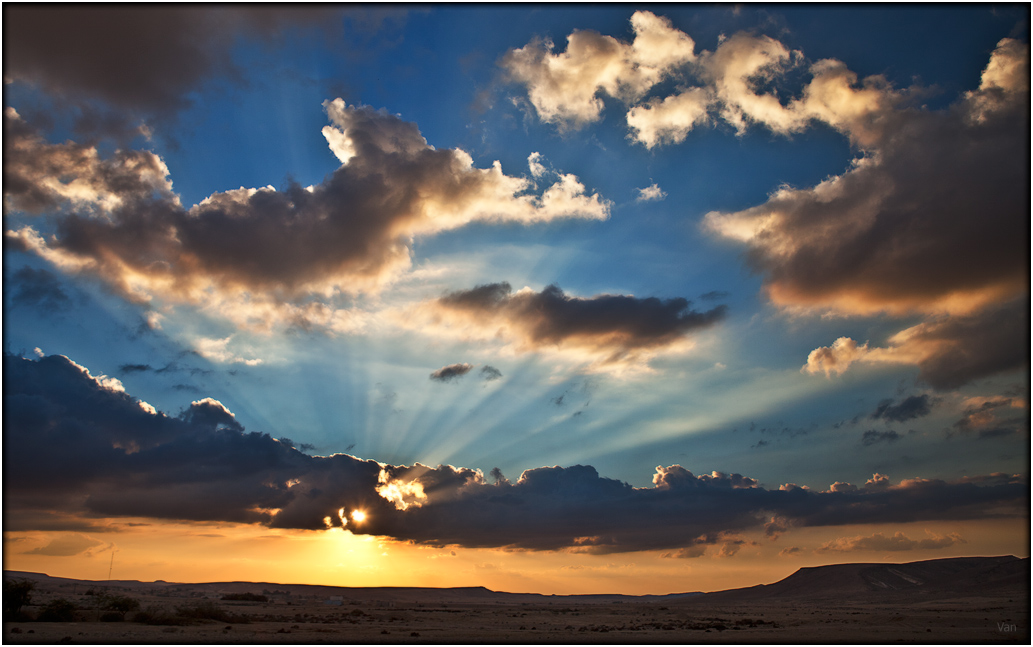 sunset Ezor Be'er Sheva