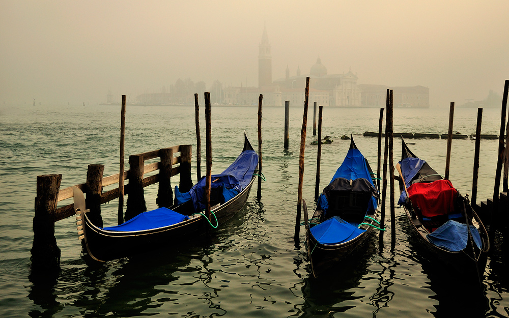 nebbia... Venezia... all'alba