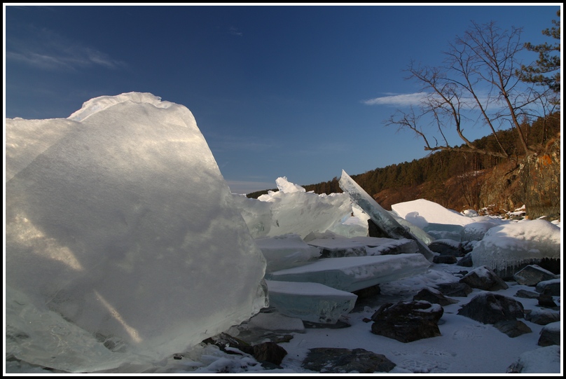 Вода ушла, остался лёд