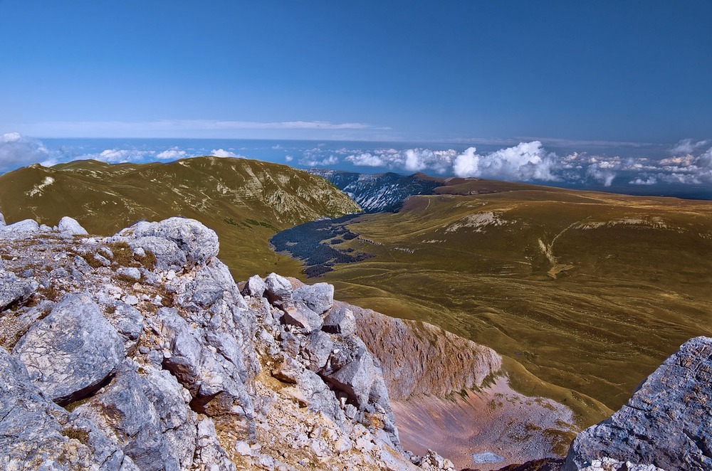 Осень на плато. Вид с Оштена