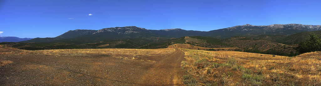 Панорама плато, Крым