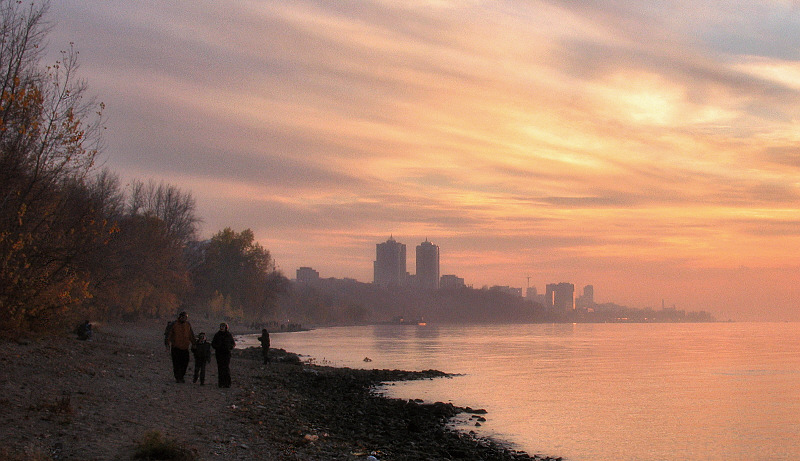 ...закат в октябре...