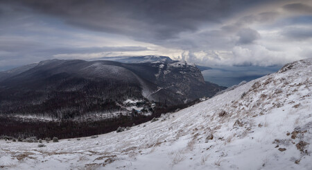 первый снег