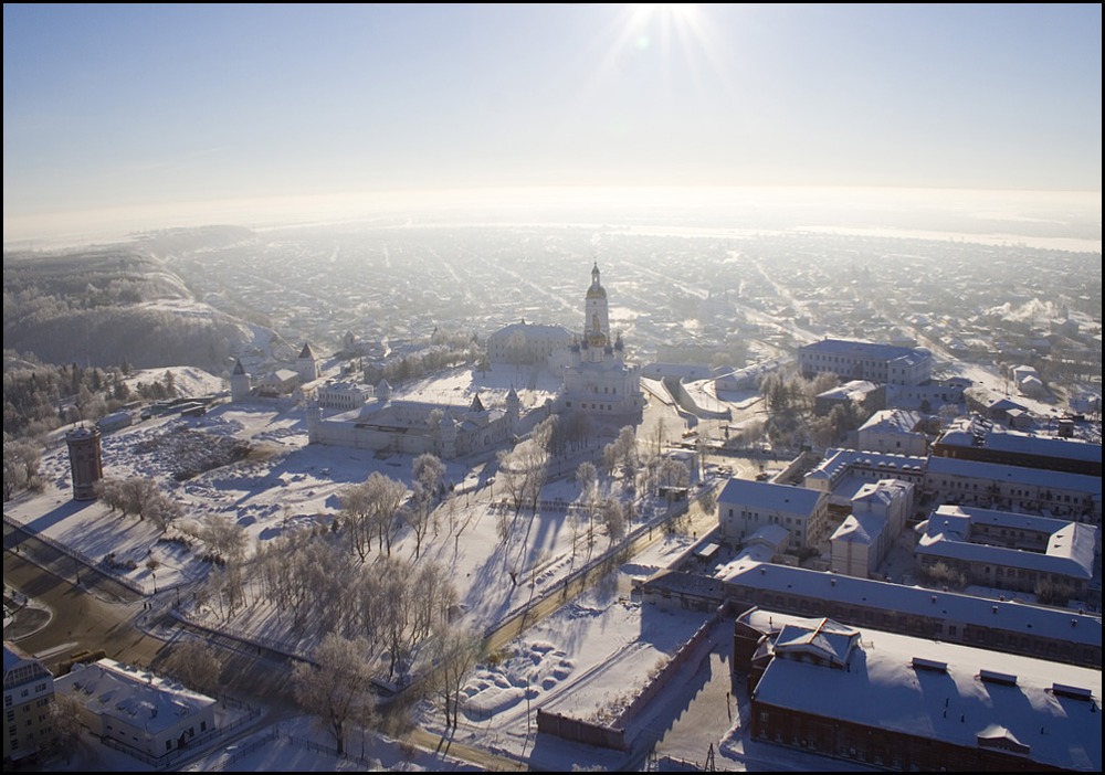 Кремль с вертолета.