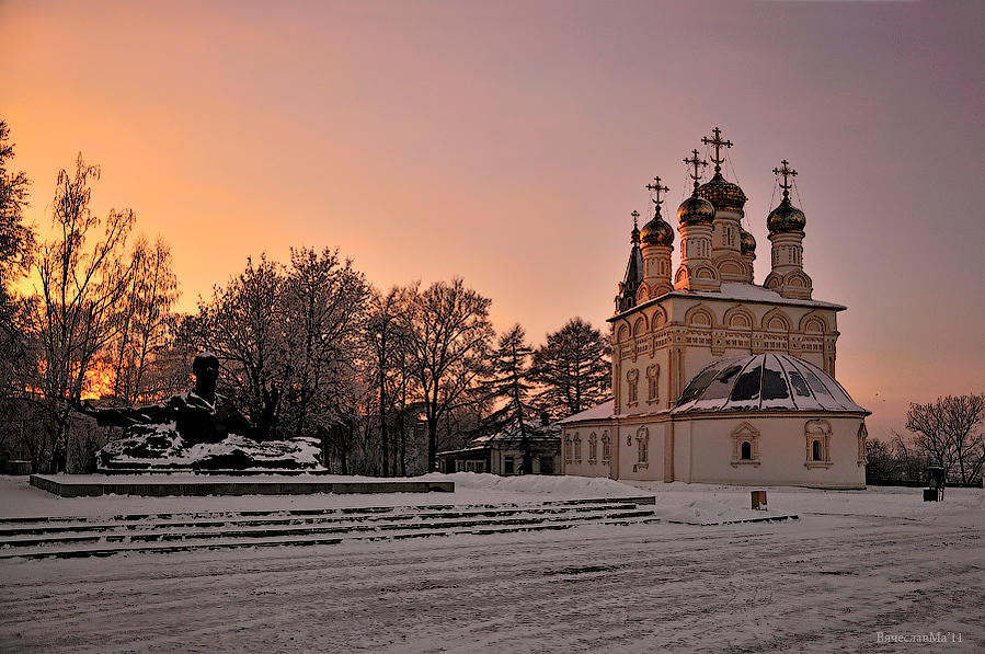 припорошены снежком