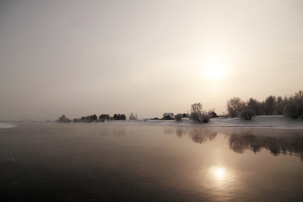 Солнце в холодной воде