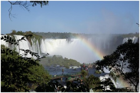 Бразилия. Водопады Игуасу.