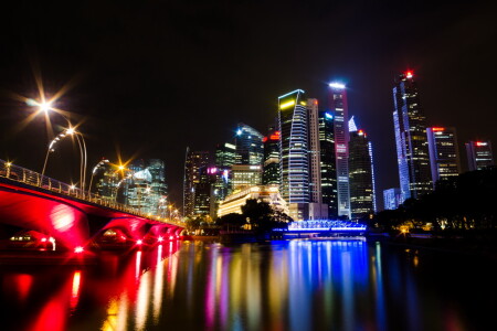 Ночной Сингапур