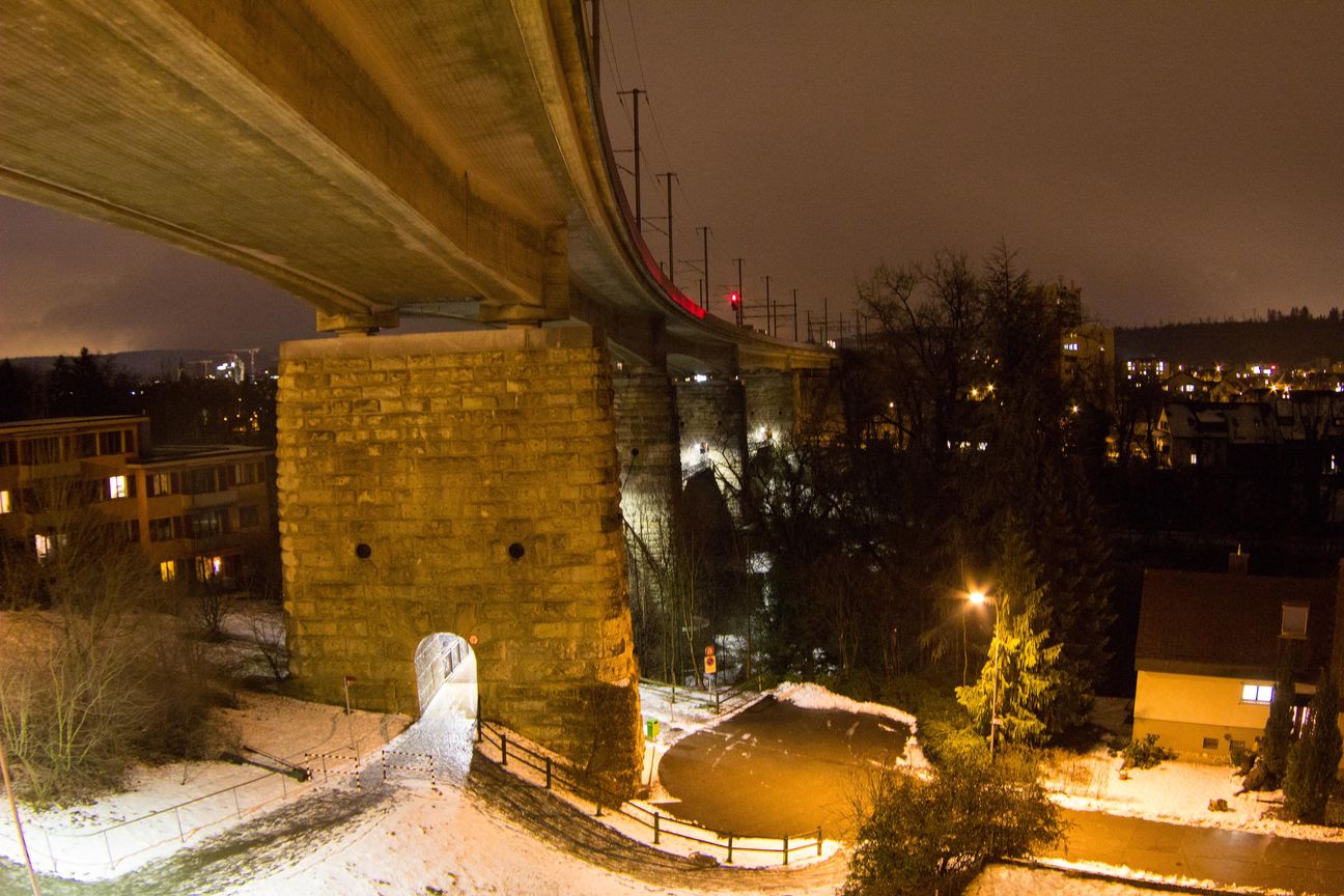 Мост через реку Ааре (г. Бругг, Швейцария)