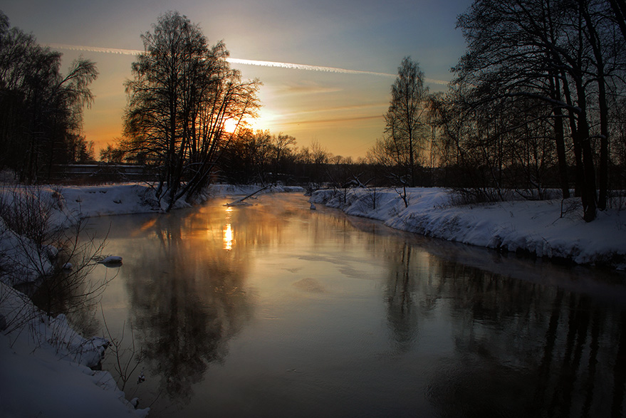 Winter sundown 3