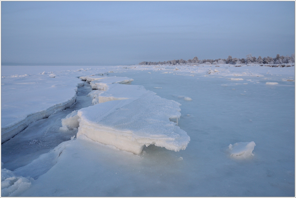 Прилив ушел, мороз усилился...