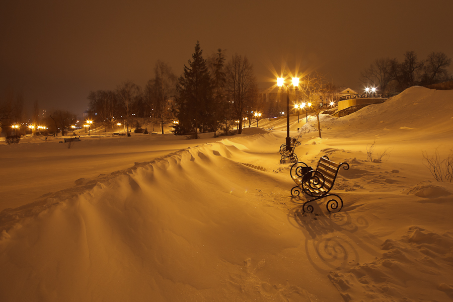 Заснеженная улица