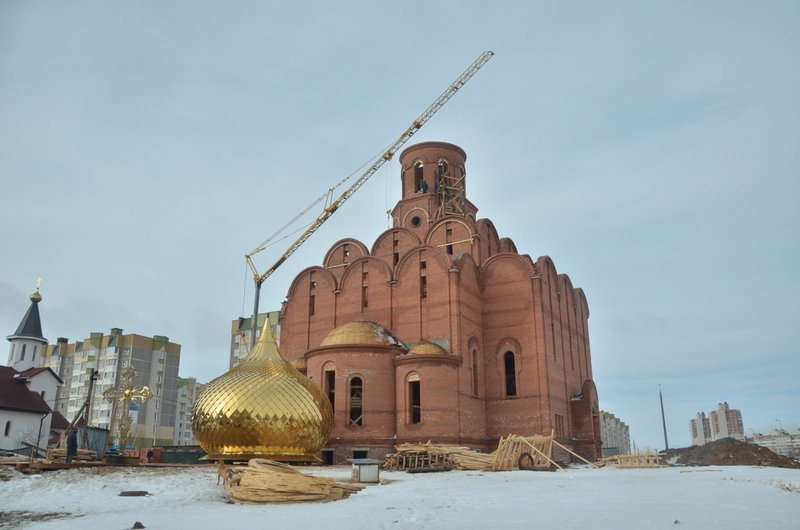 Золотой купол готов к установке