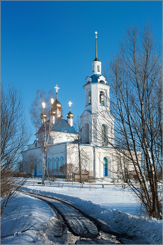 Весна в селе Спасское