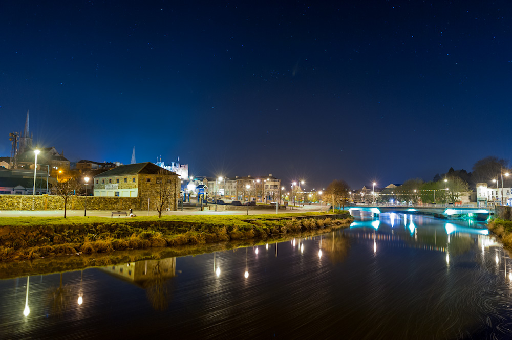 Enniscorthy at night time