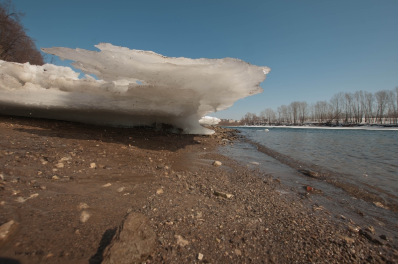 лёд и вода