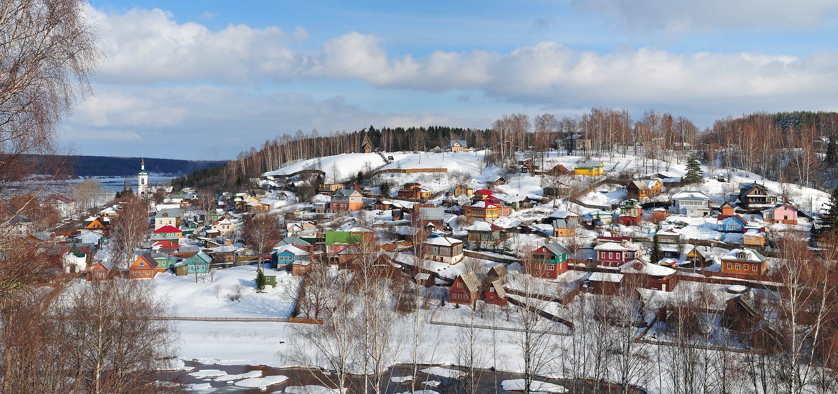 Апрельская Панорама, заснеженная