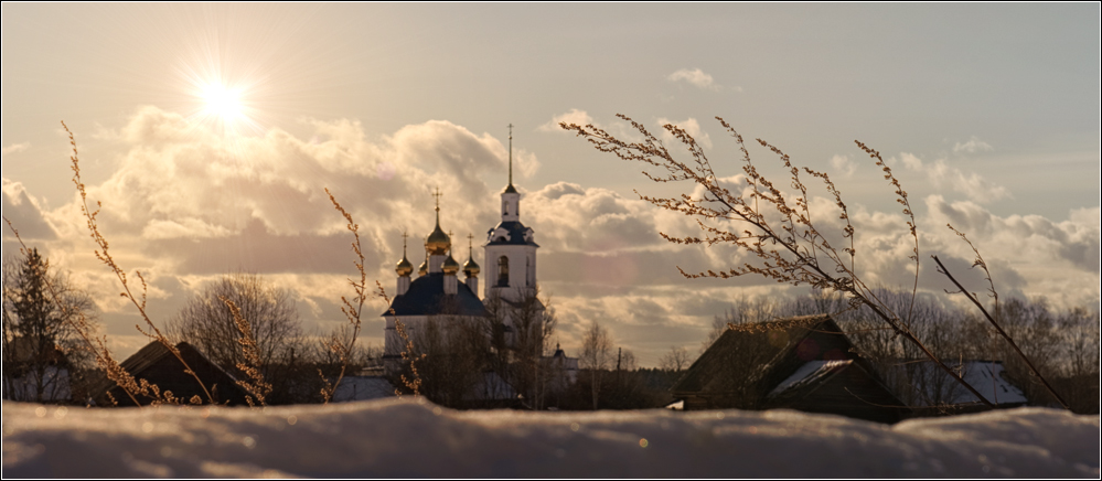 Солнечный день в селе Спасское