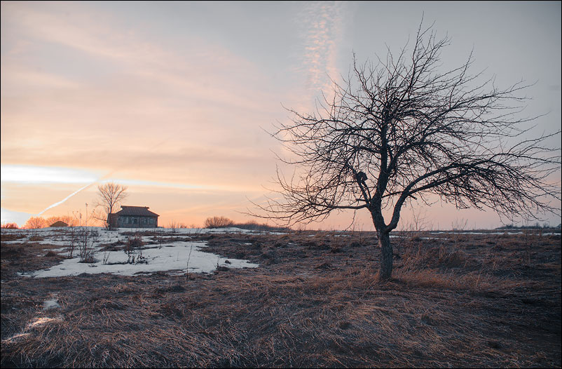 Вечер в селе