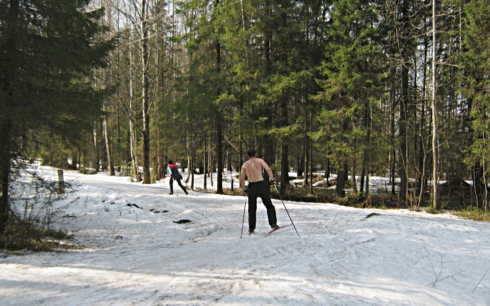 Жаркая лыжня в Сыктывкаре