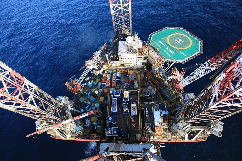 Drilling Platform in North Sea