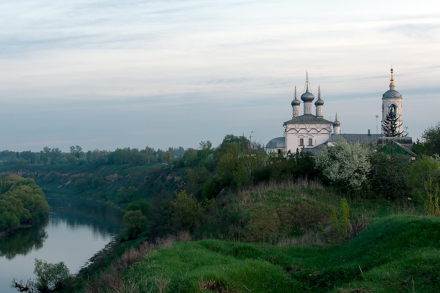 Весенний вечер на горе Самород