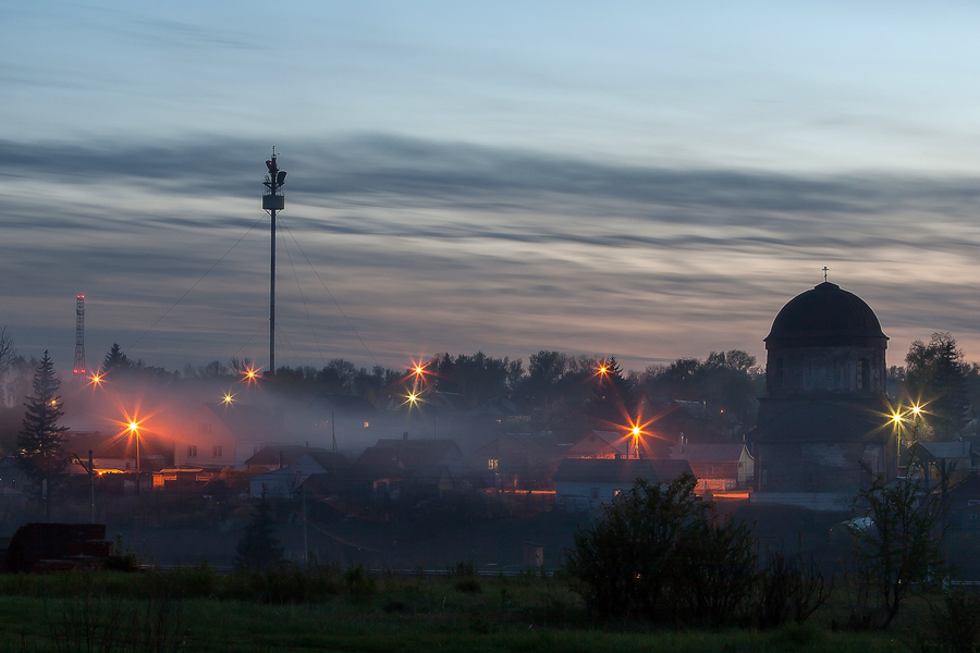 Вечером поздно